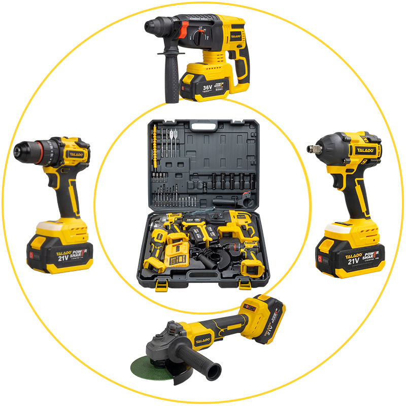 4-Piece Cordless Power Tool Set