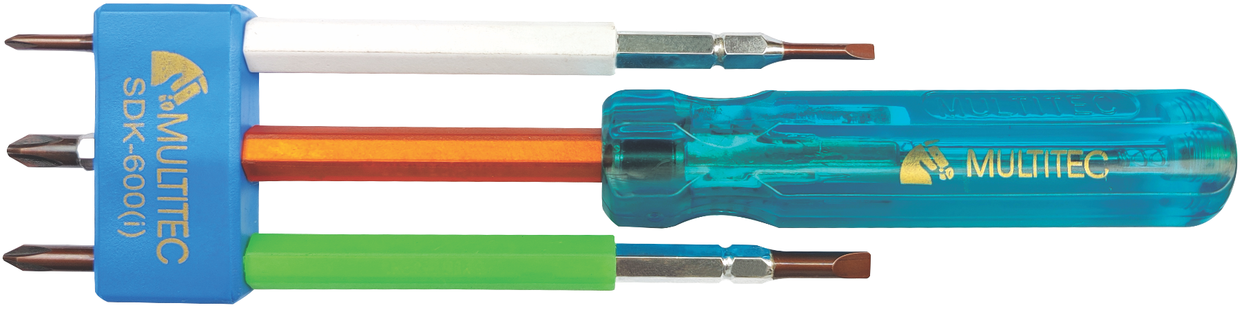 SDK-600(i)  - 6-in-1 Multibit Insulated Reversible Screw Driver Set with Voltage Tester Handle (6mm 
