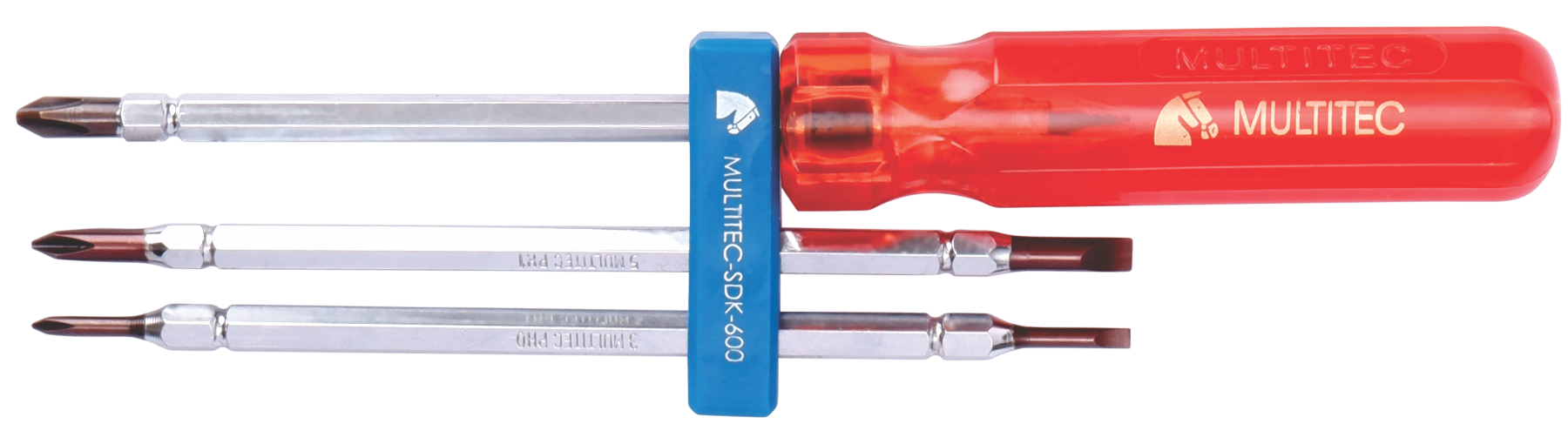 SDK-600 - 6-in-1 Multibit Reversible Screw Driver Set (6mm Hex)